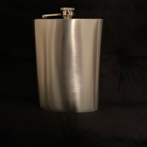 NWOT Top Shelf 12oz Stainless Steel Flask - Picture 6 of 16